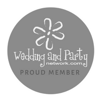 wedding and party network member badge